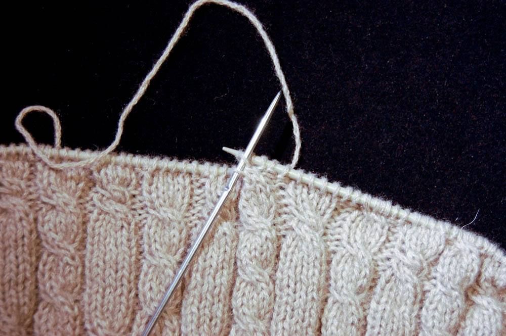 Strickanleitung: Cowl Schal stricken