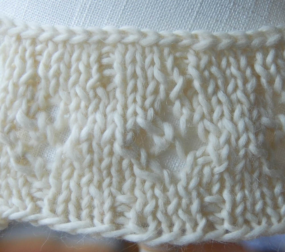 Strickband für Lampenschirfm