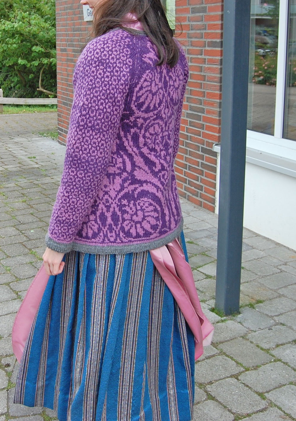 World Wide Knit in Public Day - Pönitz - Jacke im Norwegermuster