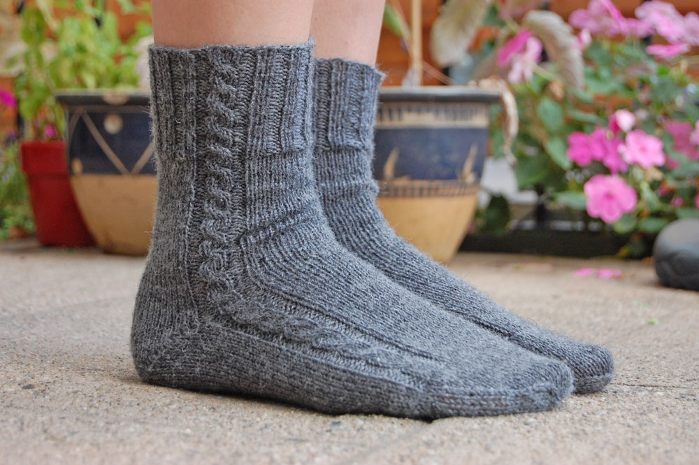addi sockenwunder - Socken stricken mit Zopfmuster