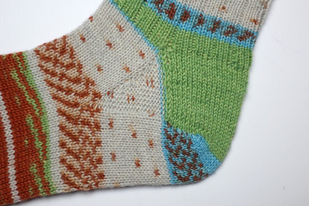 Toe Up Socken - Sockenwunder - Spickel