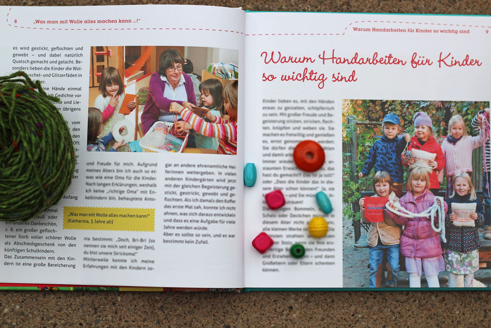 Buchbesprechung - Handarbeitsspaß mit Kindern - Brigitte Ettmann im Gespräch mit den Kindergartenkindern