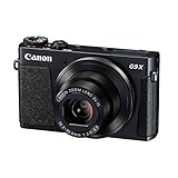 Canon PowerShot G9 X Mark II Kompaktkamera (20,1 MP, 7,5cm (3 Zoll) Display, DIGIC 7, optischer Bildstabilisator, Full-HD, WLAN, NFC, Bluetooth, Blendenautomatik; Zeitautomatik, 1080p), schwarz