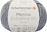 Schachenmayr Merino Extrafine 85, 50G medium Grey Heather Handstrickgarne