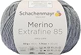 Schachenmayr Merino Extrafine 85, 50G medium grey heather Handstrickgarne