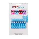 Prym Love Stoff Clips 2,6 + 5,5 cm, Kunststoff, farbig Sortiert