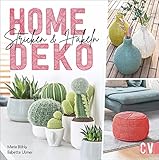 Home-Deko stricken & häkeln. Stylische Wohn-Accessoires selbst gestalten. Vom Teppich über Sitzkissen bis zum Tischläufer - Häkel- und Strick-Projekte in aktuellen Farben und Trend-Motiven.