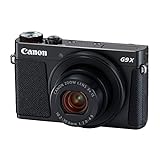 Canon PowerShot G9 X Mark II Kompaktkamera (20,1 MP, 7,5cm (3 Zoll) Display, DIGIC 7, optischer Bildstabilisator, Full-HD, WLAN, NFC, Bluetooth, Blendenautomatik; Zeitautomatik, 1080p), schwarz