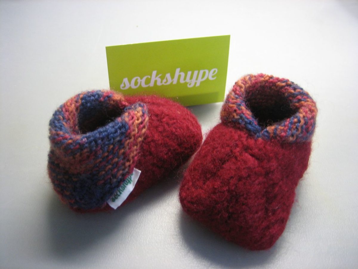 Babyschuhe Stricken Aus Filzwolle Anleitung Sockshype Com