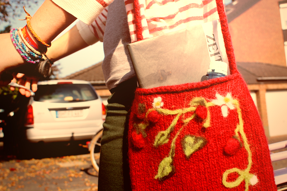 - Filztasche “Blumenranken” - photo
