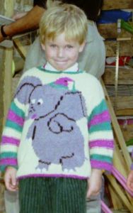 Strickpulli der 80er
