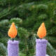 Weihnachtsdeko selber machen – Kerzen stricken