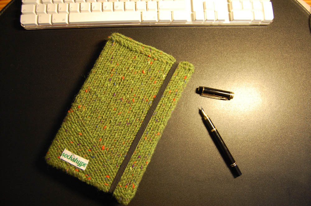 Gemacht mit Liebe und Wolle: Terminplaner Bucheinband stricken