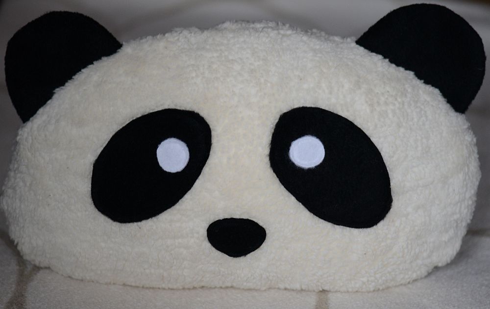 Geschenk nähen – Pandakissen