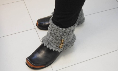 Gamasche-2 Geschenke - Gamaschen stricken