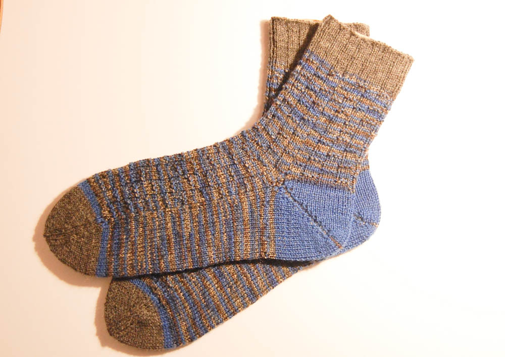 Socken aus Wollresten