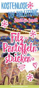 filzpantoffeln stricken Anleitung: Filzpantoffeln stricken Anleitung: Filzpantoffeln stricken aus Filzwolle filzpantoffeln stricken Anleitung: Filzpantoffeln stricken
