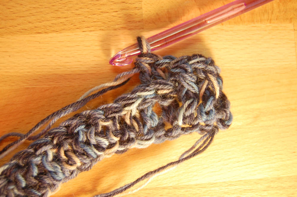 Reliefstäbchen von hinten