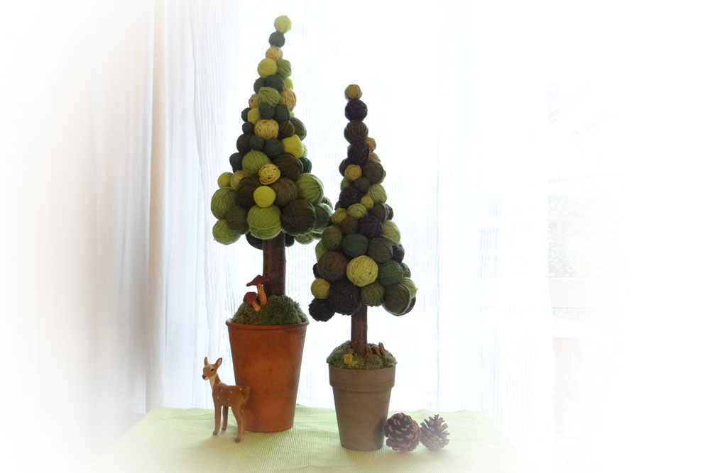 Weihnachtsdeko selber machen – Tannenbaum filzen