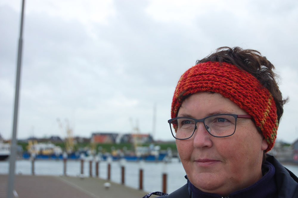 Stirnband häkeln mit Reliefstäbchen