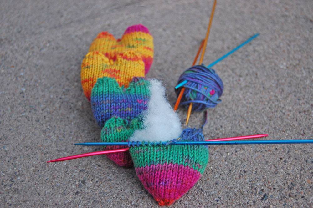 Herz stricken zum Valentinstag Herz stricken zum Valentinstag Herz stricken zum Valentinstag
