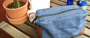 Männerwaschtasche von Ann-Sophie Lömer