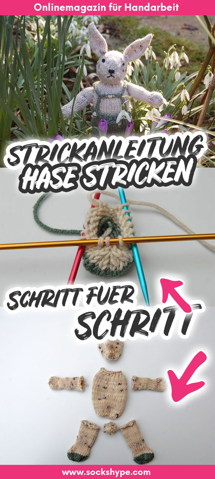 Strickanleitung: Hase stricken