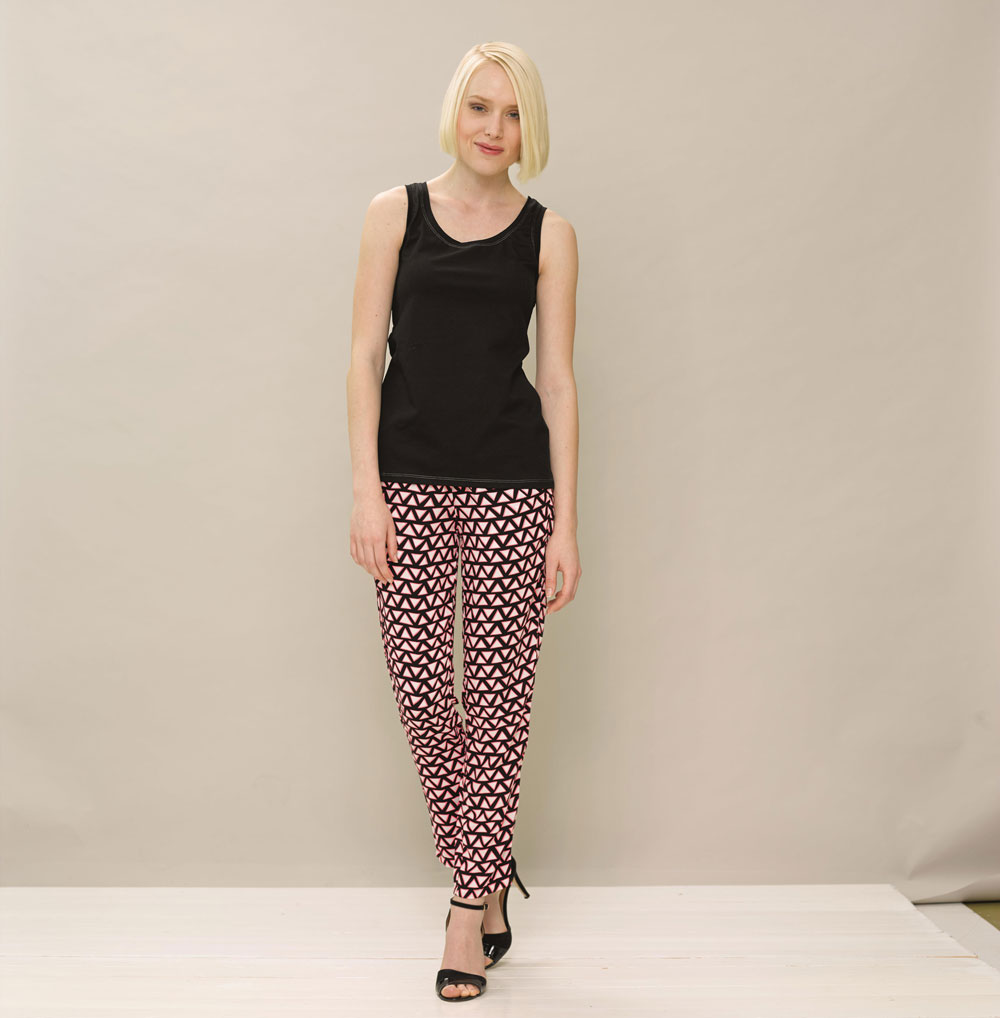 Jersey nähen - Easy Basics - Top_Hose