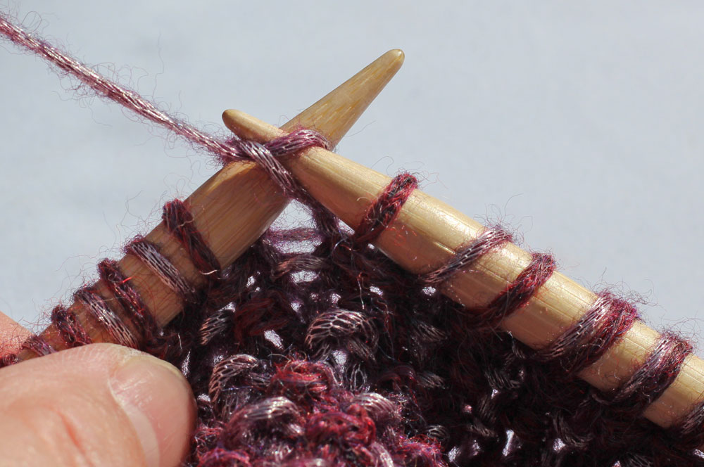 Loop mit Hebemaschen stricken - mix&knit - stricken