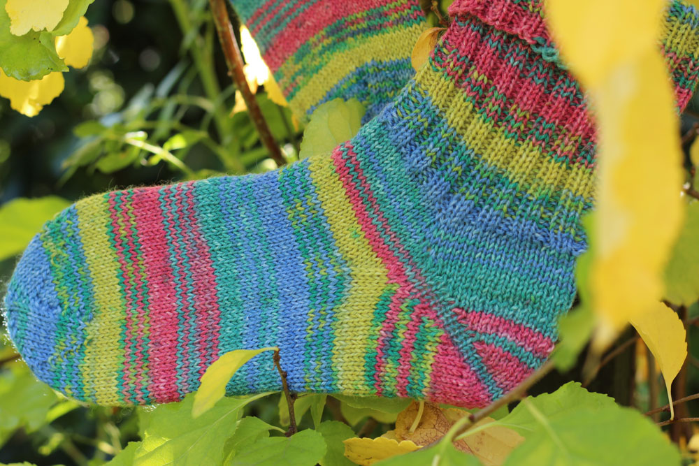 shadow-wrap-ferse - Socken stricken mit der Shadow-Wrap-Ferse im CraSy-Style - photo