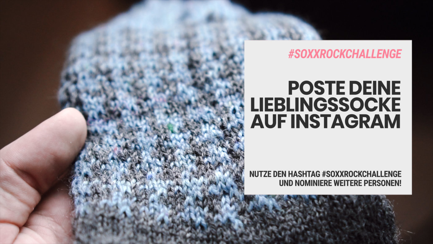 #soxxrockchallenge: Zeig uns deine gestrickten Socken auf Instagram
