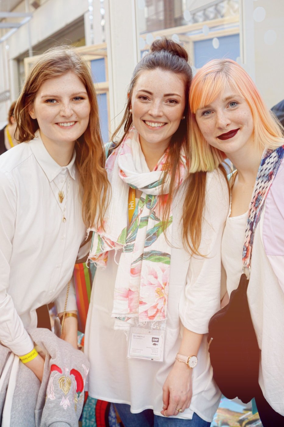 Bloggertreffen h+h cologne: Marit (Makema), Dési (Two and a half seams) & Jessi (Creativity is never wrong)