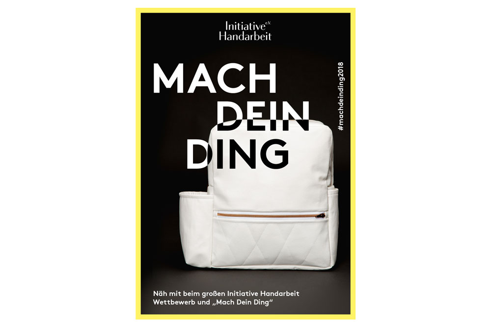 MachDeinDing 2018 _ Flyer von der Nähaktion