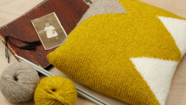WOOL-ADDICTS-AIR-Triangle-Kissen - Titelbild