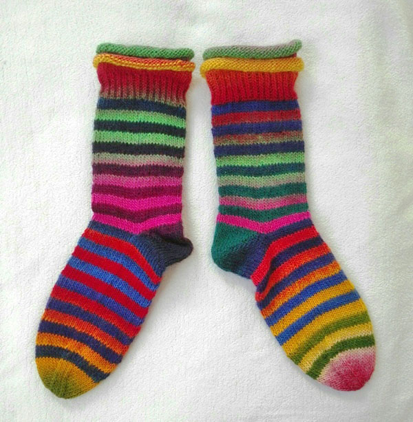 Stricksocken für RheinBerg - Ein Paar Socken für Obdachlose und Kinder