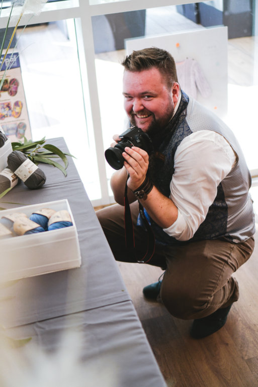 Lutz von Maleknitting auf dem Tag der Wolle