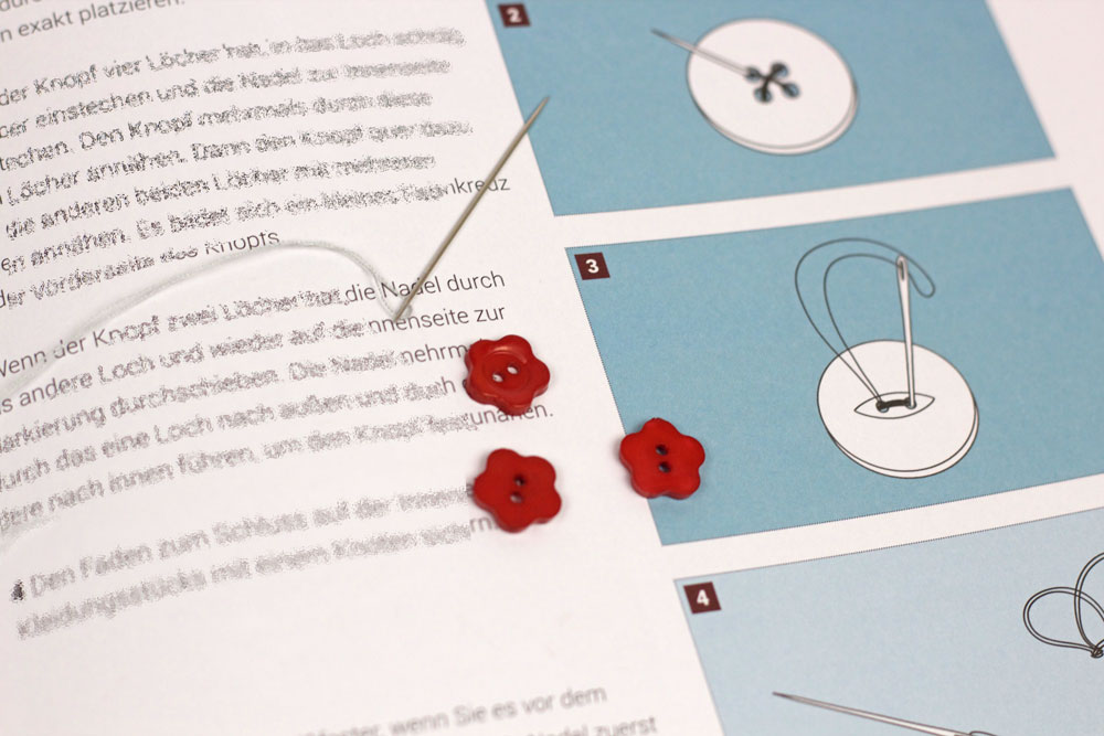 Einfach Kleidung ändern - Knöpfe annähen