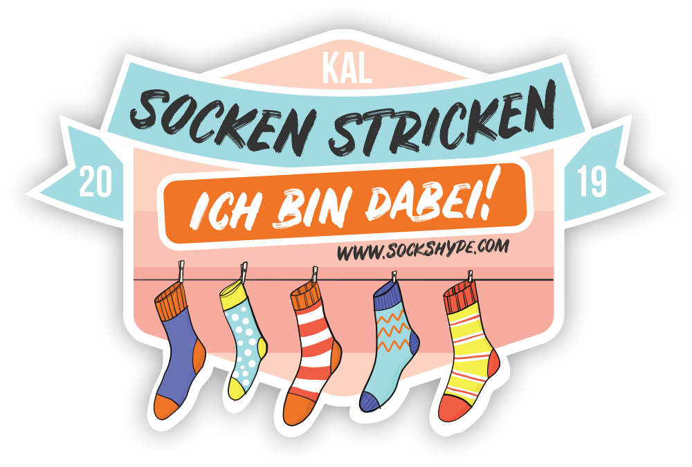 Logo: SockenstrickenKAL für deine Webseite oder Instagram