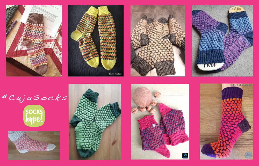 CajaSocks - Bilder der Probestricker