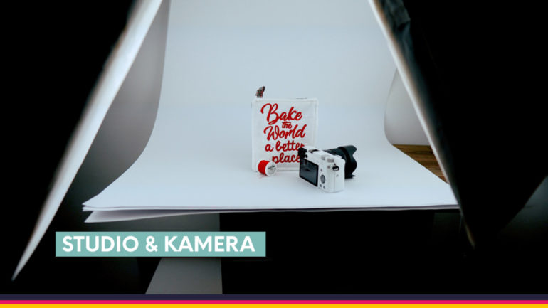 Produkte fotografieren: Weißer Hintergrund durch eine einfache Hohlkehle