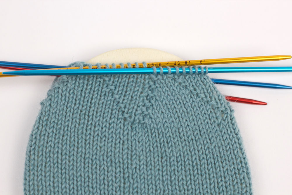 sockshypeSockenstricken-KAL - Die Schleudersternspitze am Ende es ersten Abschnitts