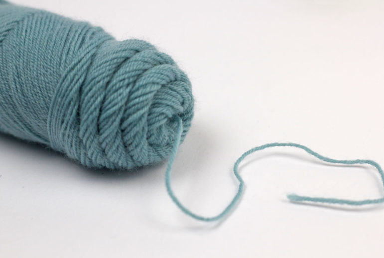 Welches Fadenende beim Stricken verwenden?