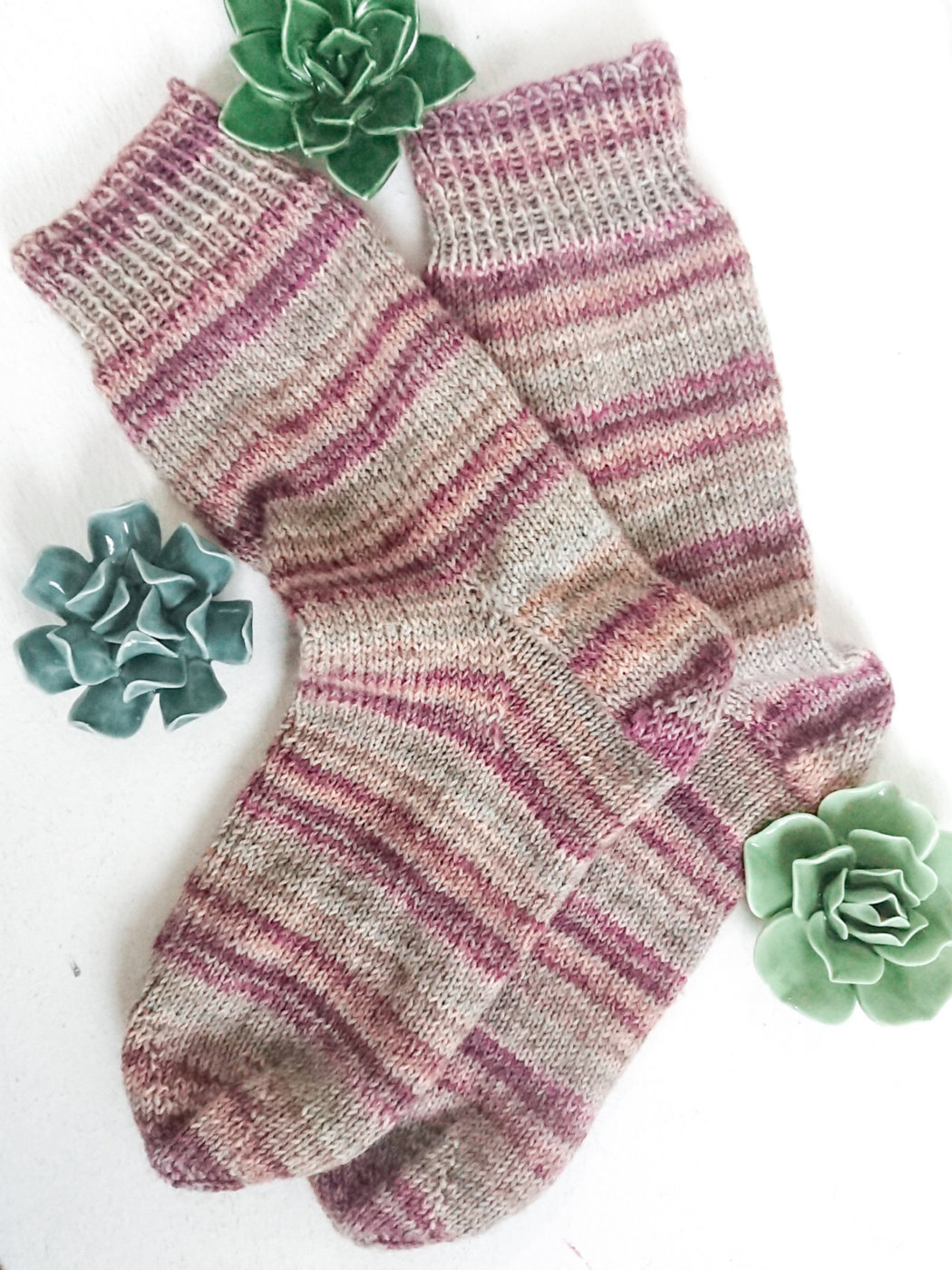 Meine ersten Stricksocken sind fertig!