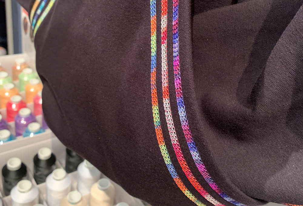 Ziernähte mit Covergarn von Gütermann