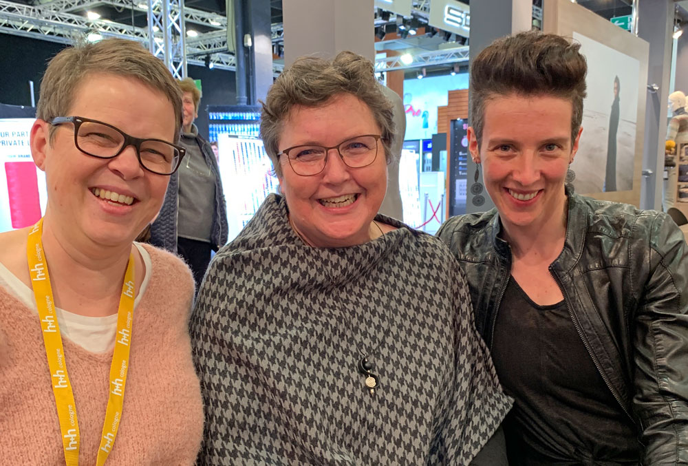 Kerstin Balke und Melanie Berg auf der h+h