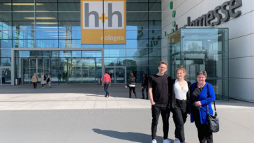 h+h cologne 2019 - Mark Marit Barbara vor der Messe