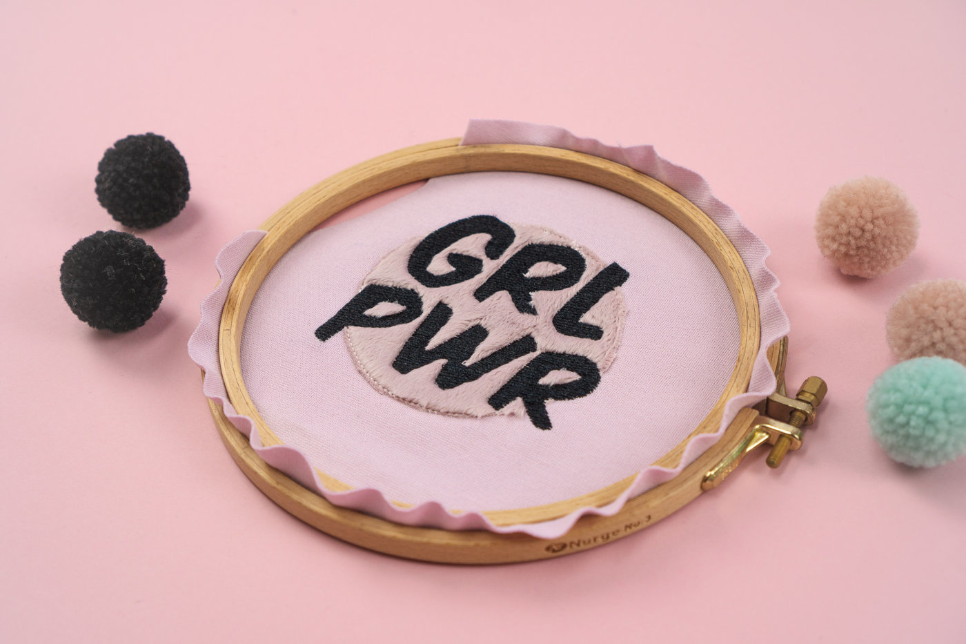 Stickdatei Girl Power