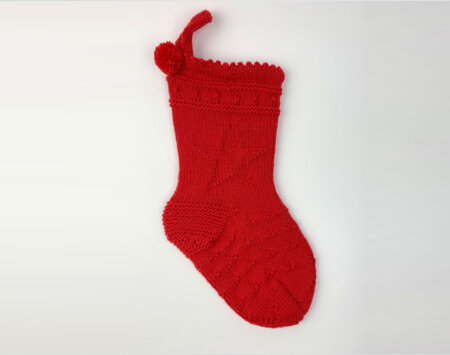 Weihnachtssocke stricken Anleitung