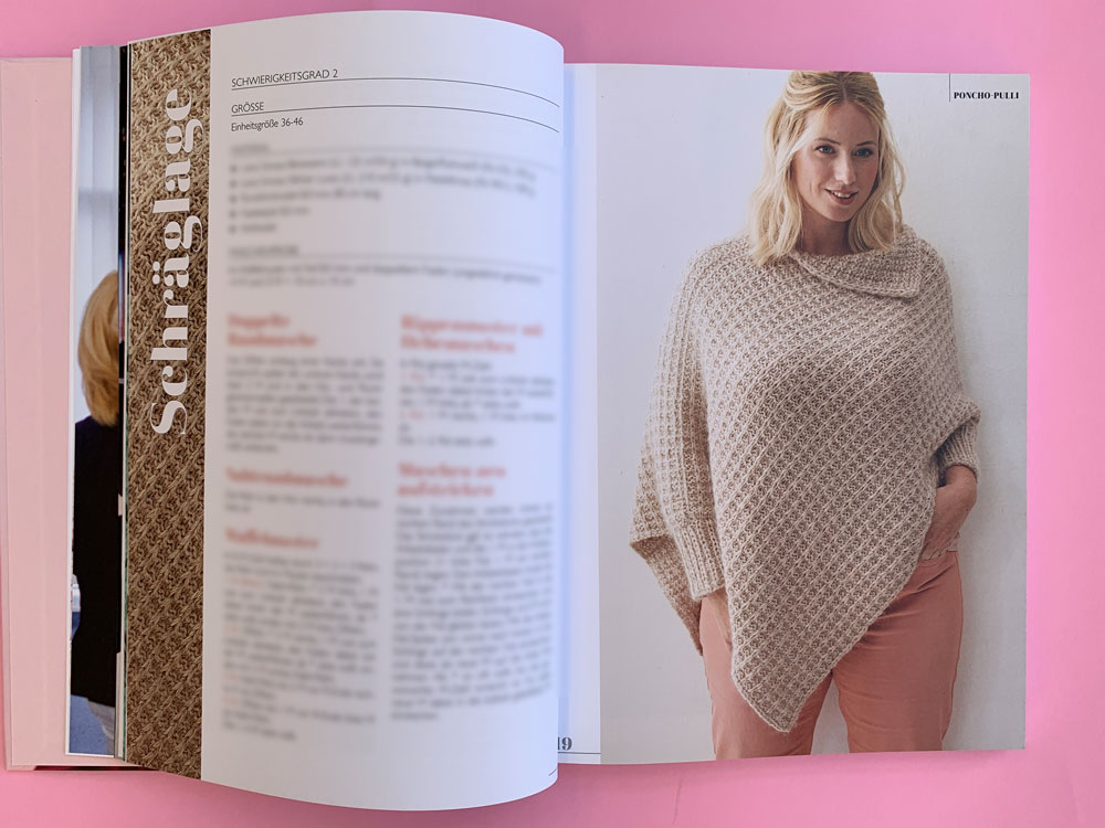 Mein ARD-Buffet Strickbuch Poncho in großer Größe