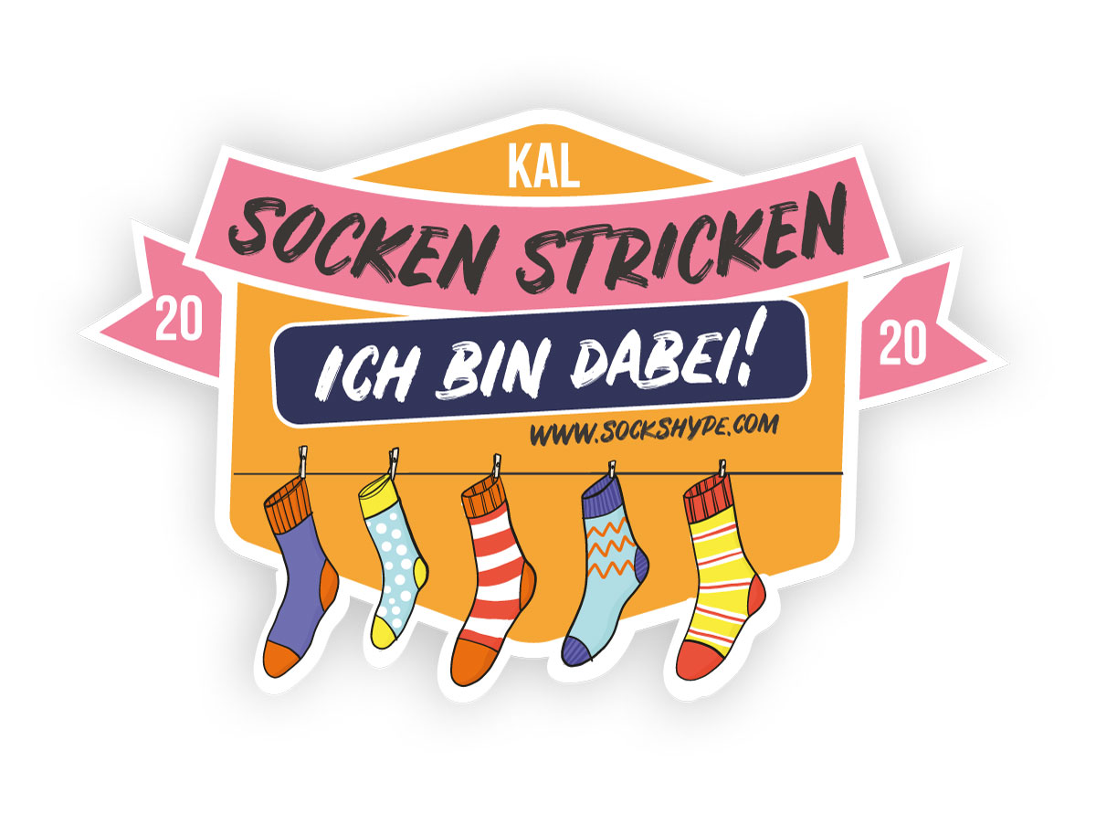 Logo: SockenstrickenKAL für deine Webseite oder Instagram